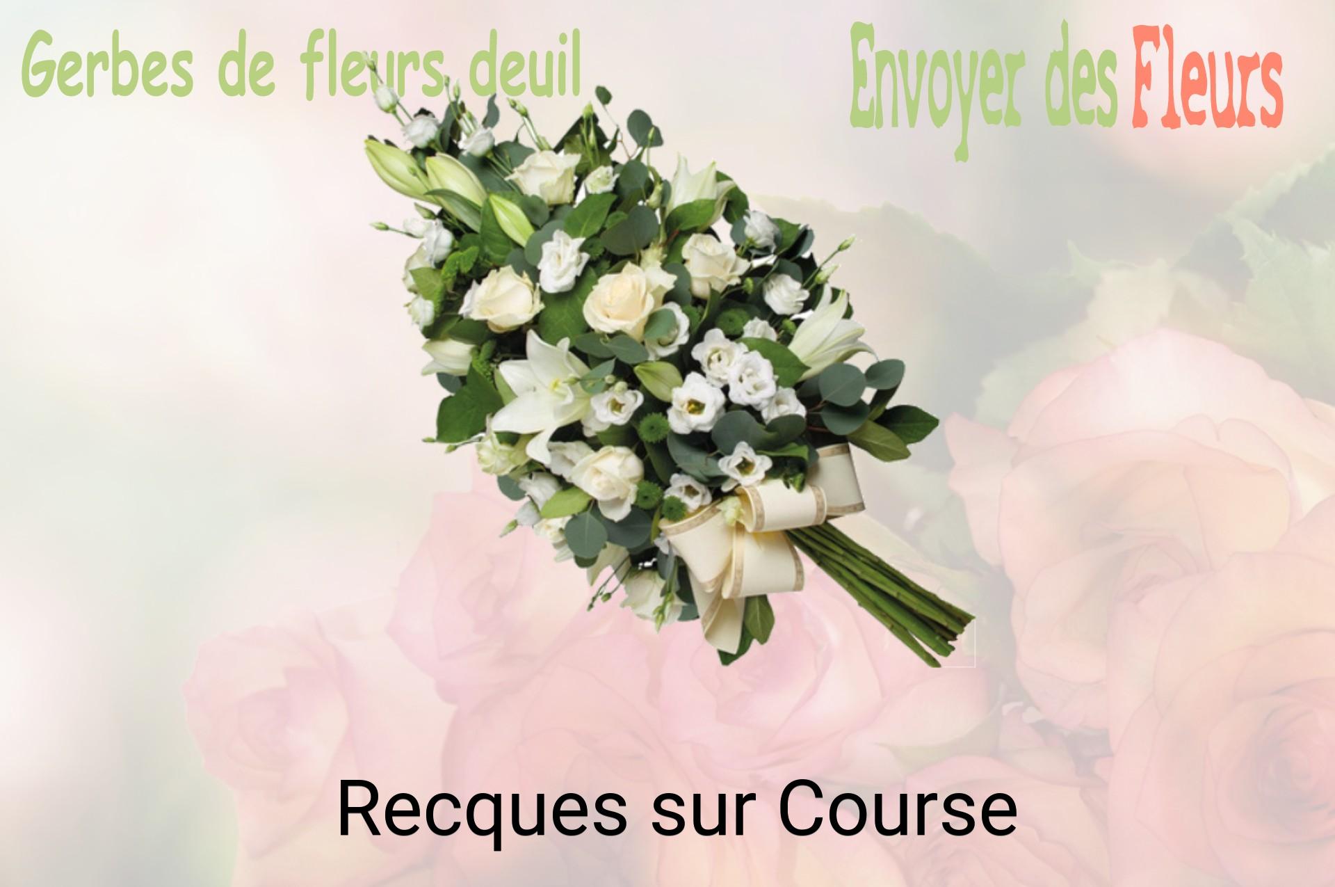 Gerbe de fleurs de deuil livrée à Recques-sur-Course